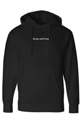 Embroidered Keep Smiling Boyfriend Hoodie