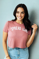 Spread Love Cropped Tee