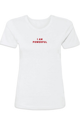 Embroidered I Am Powerful Tee