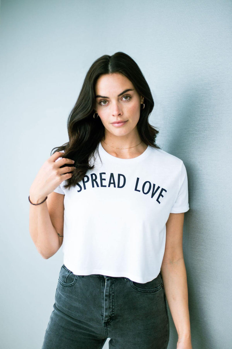 Spread Love Cropped Tee